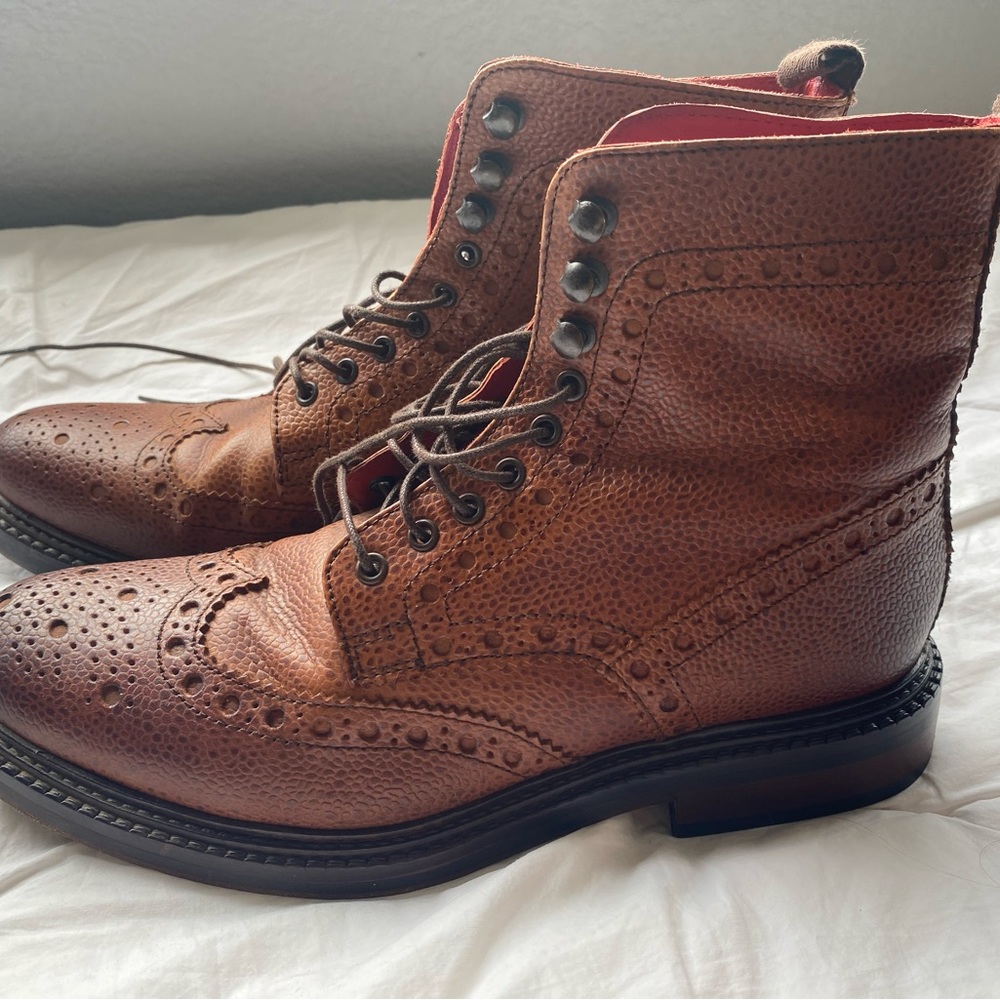 Lace up dress boots mens 43 - Picture 8 of 13